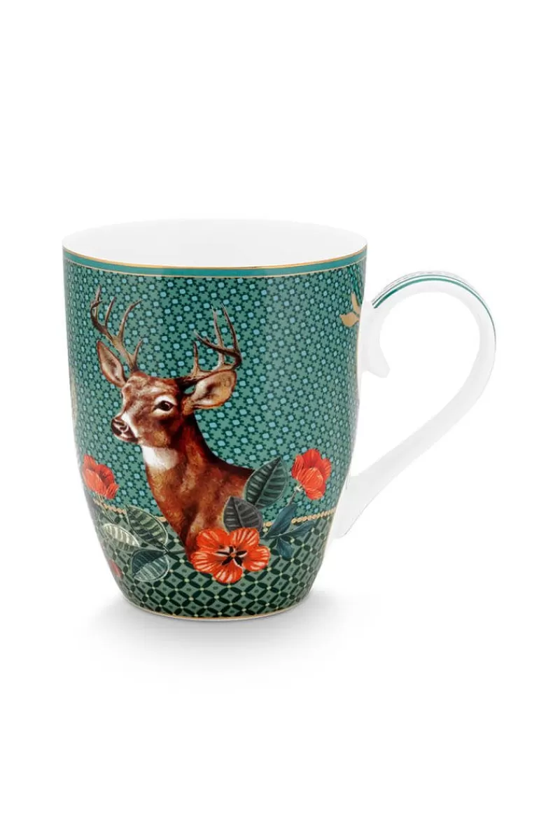 Store Pip Studio Winter Wonderland Mok Groot Groen