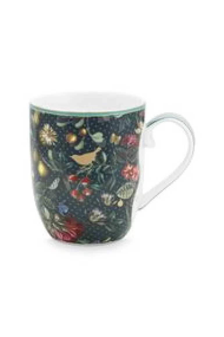 Koffiemokken-Pip Studio Winter Wonderland Mok Klein Donkerblauw