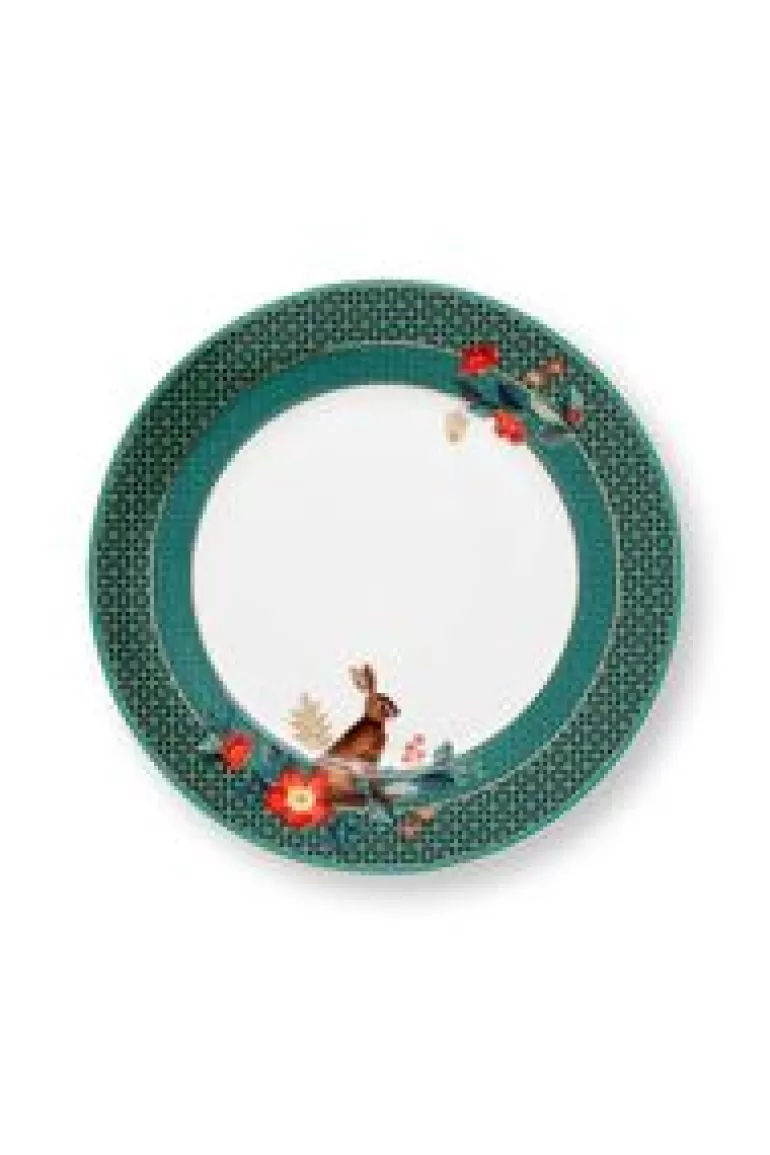 Ontbijtborden-Pip Studio Winter Wonderland Ontbijtbord Groen 21Cm