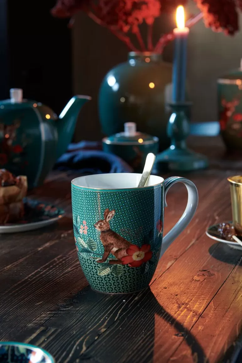 Sets Porseleinen Sets-Pip Studio Winter Wonderland Set/2 Mokken Xl Groen