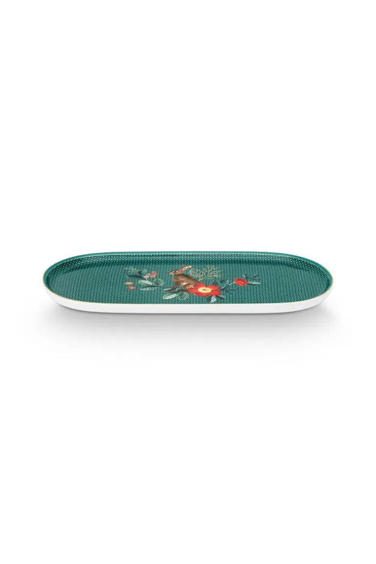 Taartplateaus-Pip Studio Winter Wonderland Suiker & Melkschaal Groen