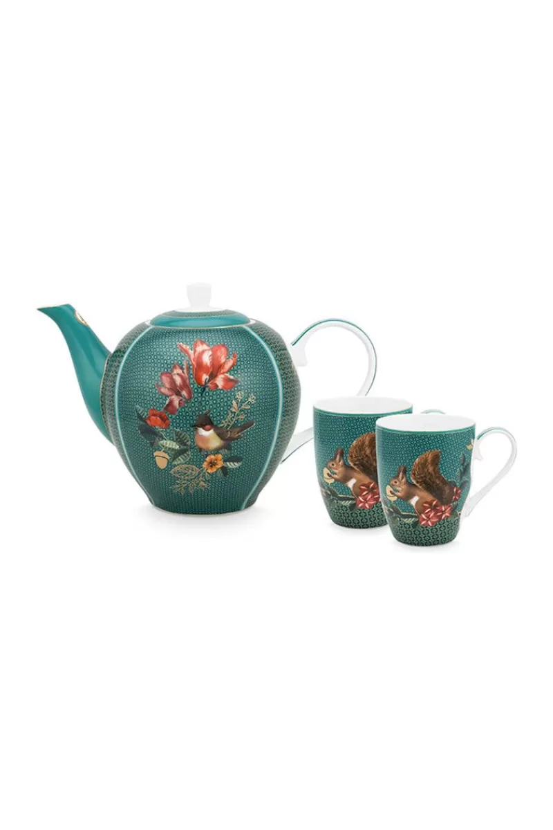 Cheap Pip Studio Winter Wonderland Thee Set/3 Groen